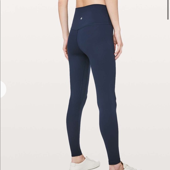 navy blue leggings lululemon